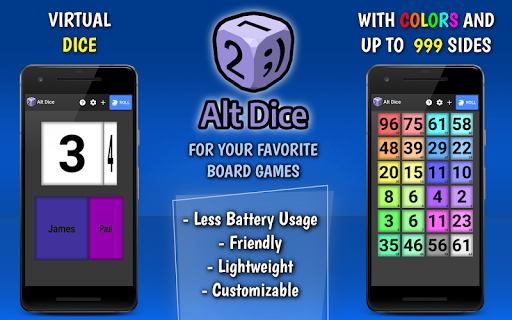 Android application Dice Roller: Alt Dice screenshort