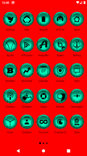Teal Icon Pack Style 5 Screen 2