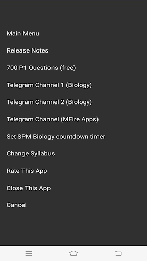 SPM Biology Quiz - Premium Screen 2