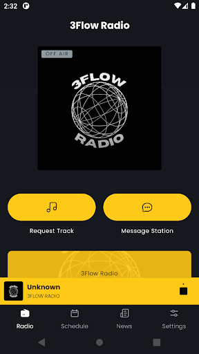 Android application 3Flow Radio screenshort