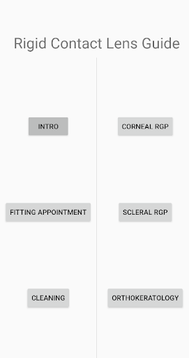 Android application Rigid Contact Lenses screenshort