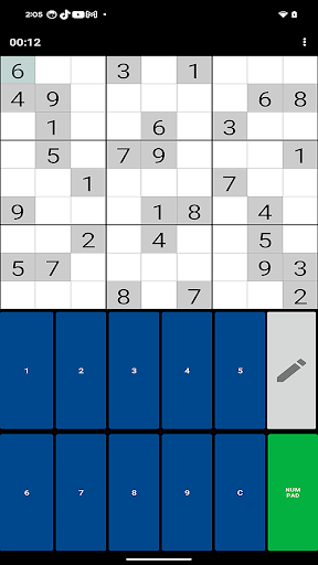 Android application Sudoku Games screenshort