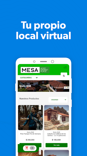 Android application Amo La Mesa Locales screenshort