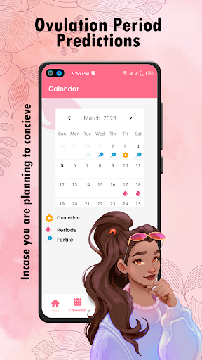 Android application I Am She - Period Tracker screenshort
