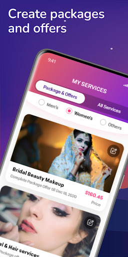 Android application Bellelon Partner screenshort