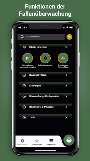 REVIERWELT: Fallenüberwachung Screen 2