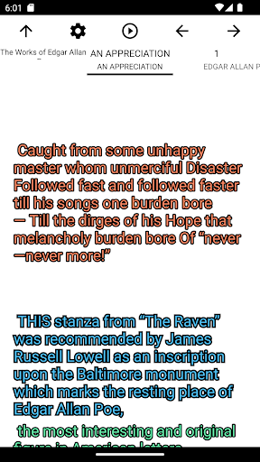 zBook: Edgar Allan Poe Screen 2