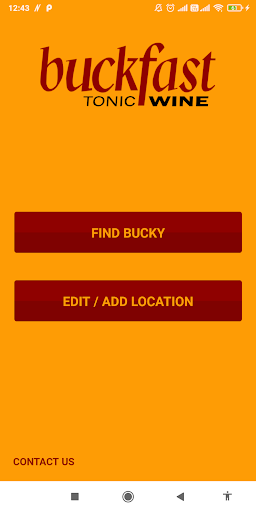 Android application Find Me Bucky screenshort