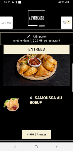 A L AFRICAINE Screen 3
