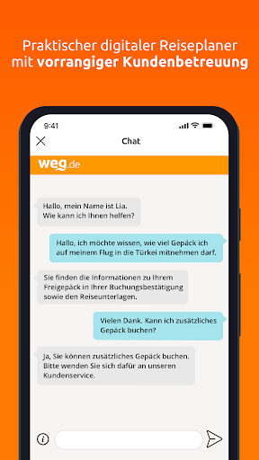 Screenshot of weg.de: Urlaub & Reisen buchen