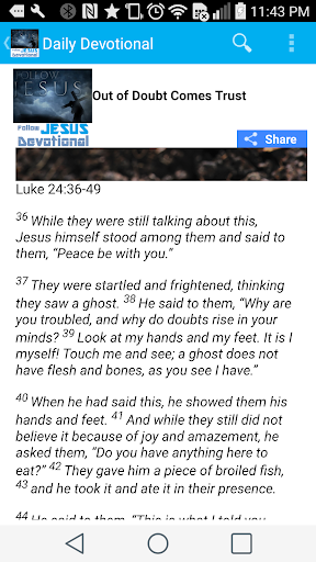 Follow Jesus Daily Devotional Screen 3