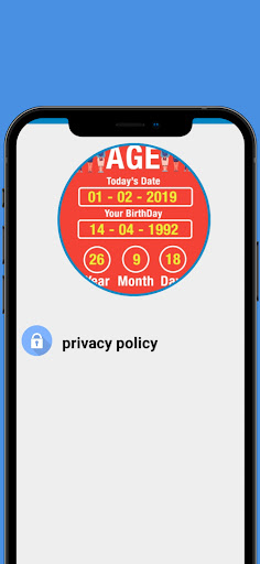 date of birth calculator﻿ Screen 3