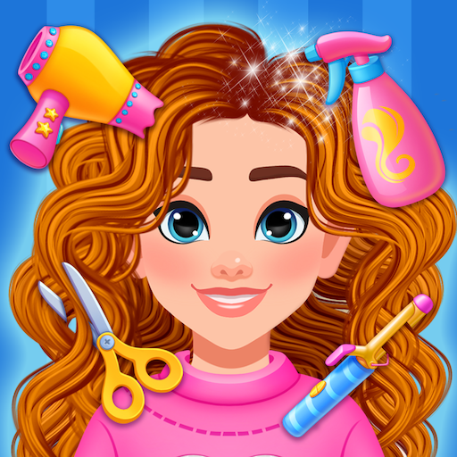 Hair Salon Games For Kids Logo