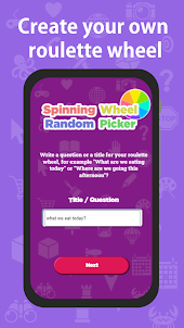 Spinning Wheel - Random Picker