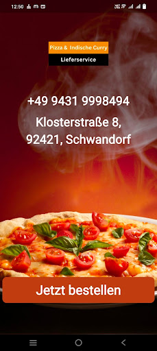 Pizza Und Indisches Curry