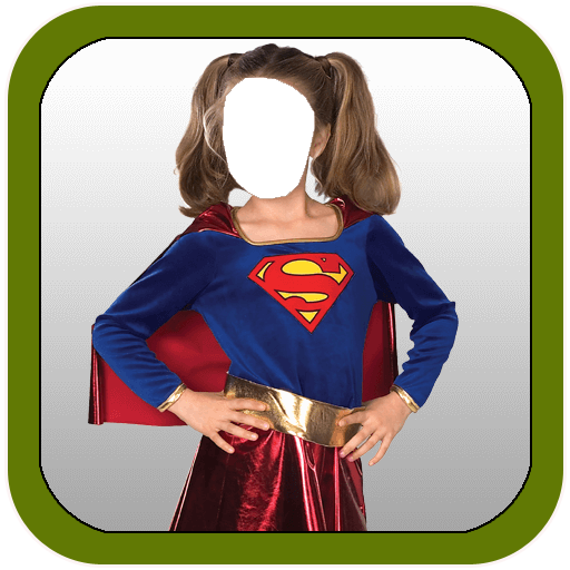 Kids Super Girl Photo Suit logo