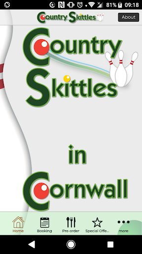 Android application Country Skittles in Cornwall screenshort