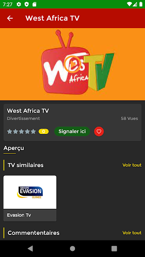 Guinée TV Screen 3