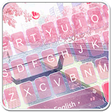 Live 3D Anime Pink Cherry Keyboard Theme icon