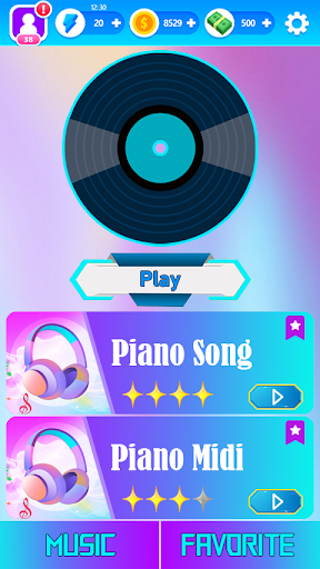 Android application Maître Gims Piano Game screenshort