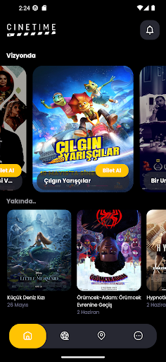 Android application Cinetime screenshort