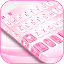 Pastel Pink Heart Keyboard The