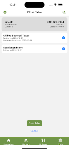 Lescombes Member App