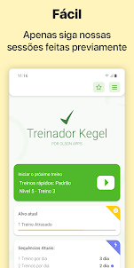 Treinador Kegel – Exercícios