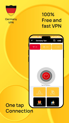 Android application Germany VPN Get German IP screenshort