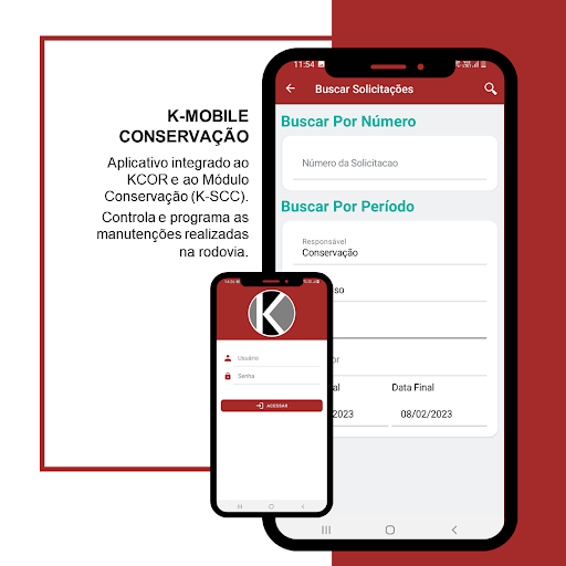 K-MOBILE Conservação Screen 2