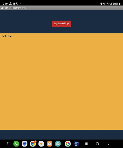 Speech to Text Converter
