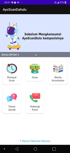 Android application Ayo Scan Dulu screenshort