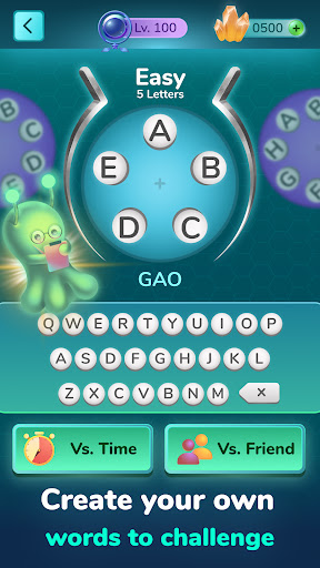 Screenshot of Wordly Crossword Puzzle Game