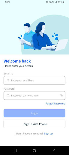 Android application QEDVault screenshort