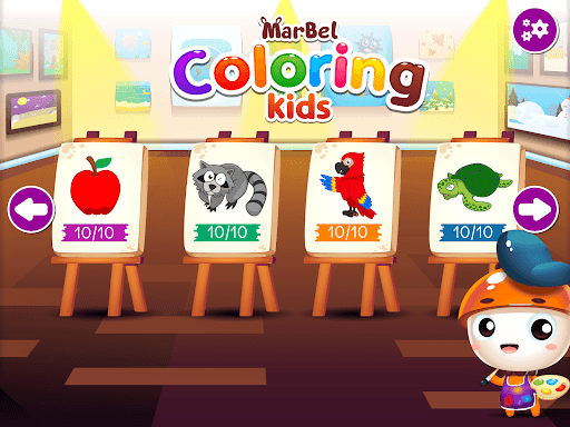 Screenshot of Marbel Kids Coloring Books