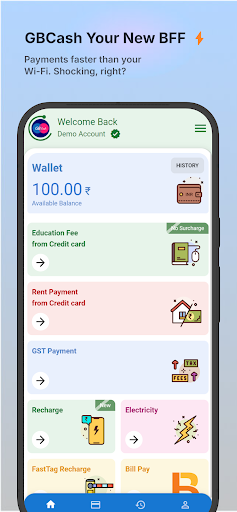 GBCash - Pay via Credit card Screenshot 1 - AppWisp.com