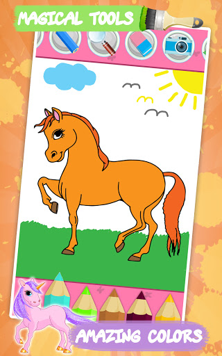 塗り絵 子供のためのユニコーンぬりえ ユニコーンのゲーム By 2bros Games For Kids Google Play Japan Searchman App Data Information