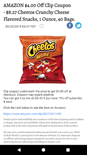 Discounts & Deals World Screen 2