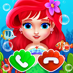 Cover Image of ดาวน์โหลด Baby Princess Mermaid Phone  APK