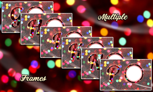 Lighting Text Photo Frames