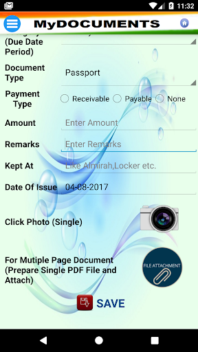 MyDocuments Screen 3