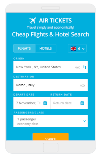Air Tickets - Flights, Hotels Screen 3