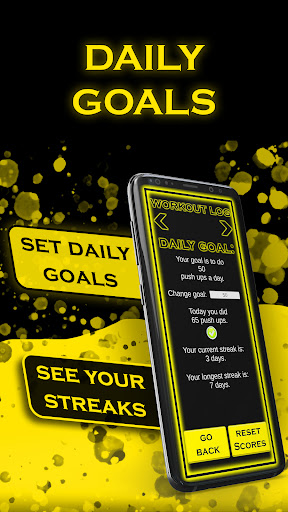 Push Ups Counter & Workout Log Screen 3