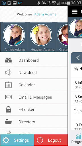 Android application ParentPlus screenshort