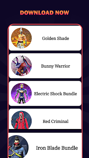 Rare Emote Bundle FF Skin Tool Screen 2