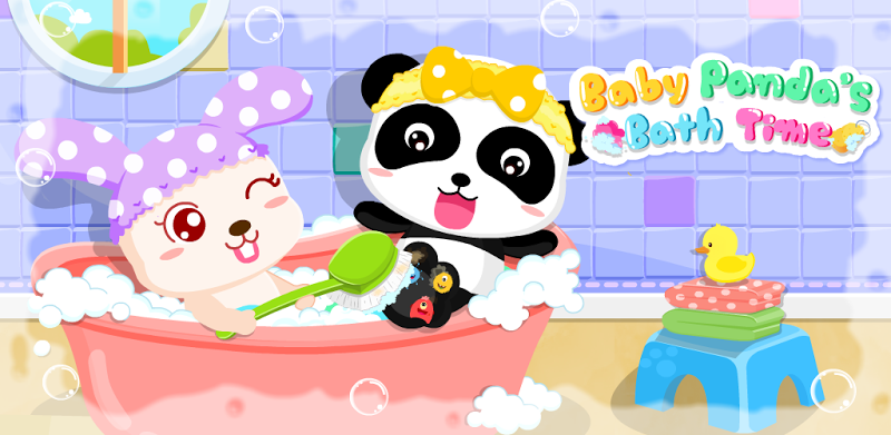 Toilette de bébé panda - Éveil