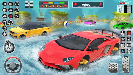 Water Car Racing 3d: Car Games
