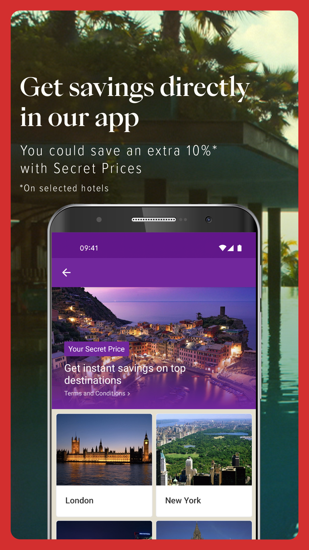 Android application Hotels.com: Travel Booking screenshort