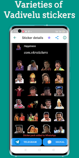 Tamilstickers for WA and Teleg Screen 3