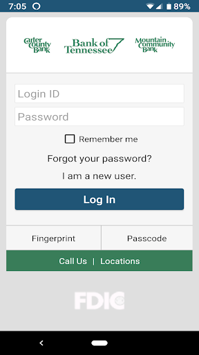 Bank of Tennessee Mobile App Screen 3